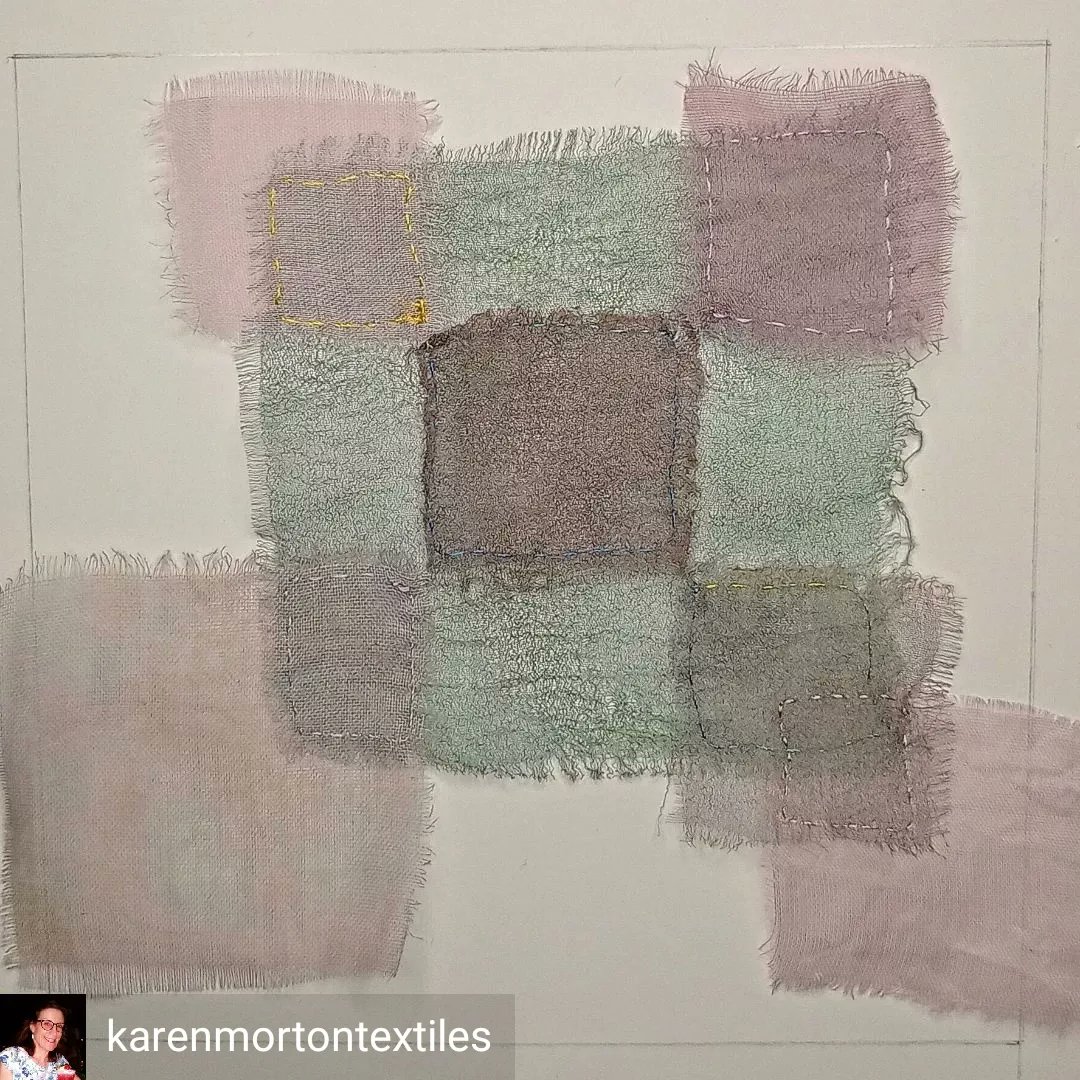 ArtCarousel's tweet photo. Carousel member Karen Morton continues to explore transparency with these delicate samples using fabric coloured with home-grown natural dyes. #transparency #translucence #woad
#newwork #textileexperiments #naturaldyeingfabric #woaddye #coloursfromnature https://t.co/4550r3v31g