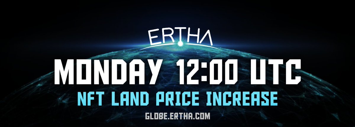 ErthaGame's tweet photo. ONLY 3 HOURS LEFT TO THE DEADLINE!

18,500 HEXS are now privately owned by ERTHA Landowners! 💎✨

👉 https://t.co/rgmPwxI5Ev 👈

Own land in the ERTHA Metaverse and generate revenue. 💰 https://t.co/VpLW2kmcjO