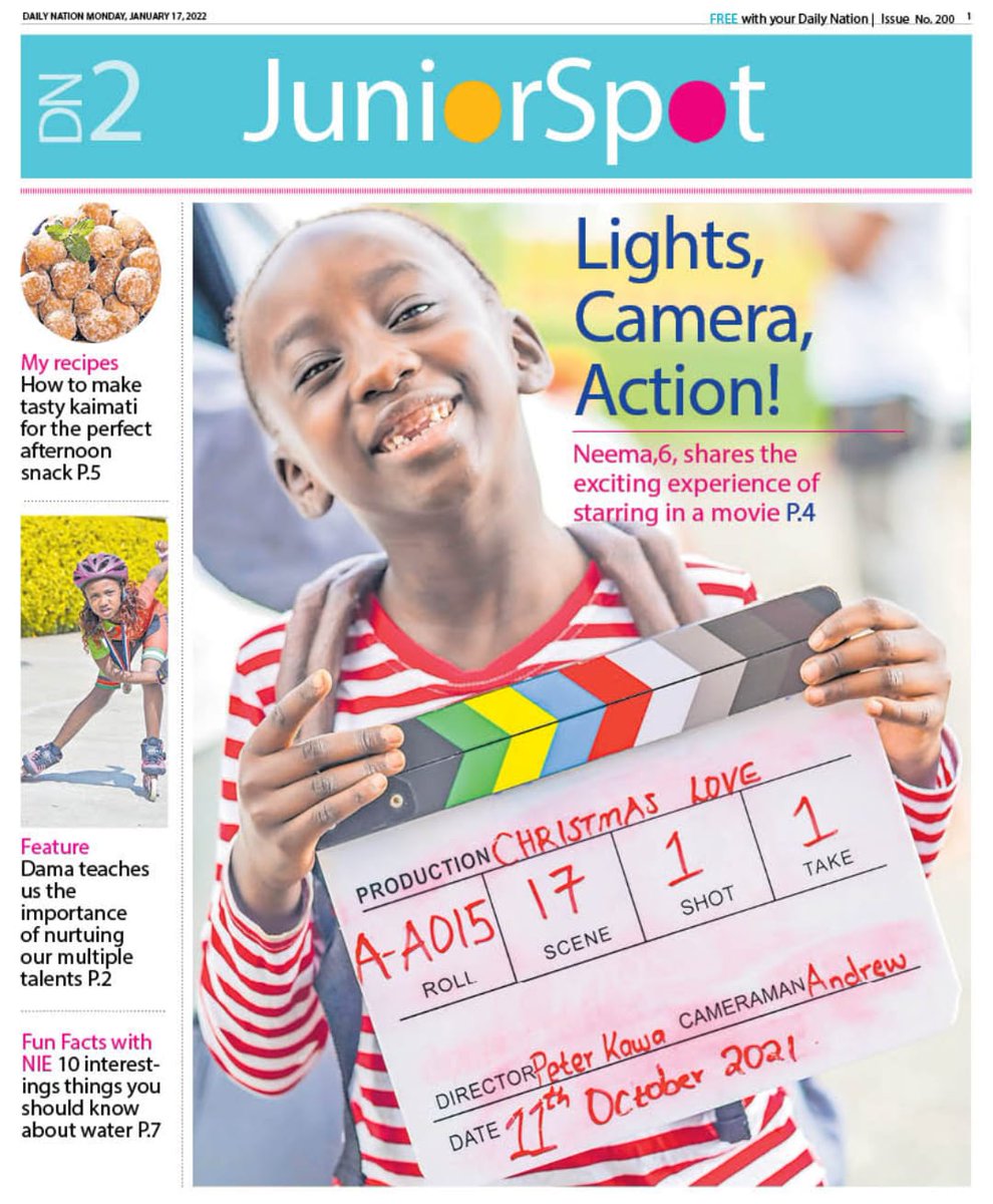 NeemaKawa's tweet photo. My first newspaper interview. 😍  Today's Daily Nation. @NationAfrica
Watch @ChristmasLVFilm on https://t.co/VeGLIsp4ae ❤ https://t.co/vyJP3QD931