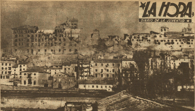 civil_spanish's tweet photo. #OTD 1938 Varela's troops, with heavy air and artillery support start to attack the loyalist positions at #Celadas in order to reach #Teruel at the north of the river #Guadalaviar. The #Republican troops have lost some ground by the end of the day. (photo of #Teruel) https://t.co/rxyN2OjZjS