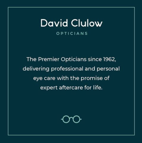 TunsgateQuarter's tweet photo. David Clulow Opticians delivers professional and personal eye care with the promise of expert aftercare for life.
@DavidClulow @TunsgateQuarter 

#Opticians #DavidClulow #Sunglasses #ContactLenses #Glasses #DesignerGlasses #ISupportGuildford #TunsgateQuarter https://t.co/37Chx4cjKN