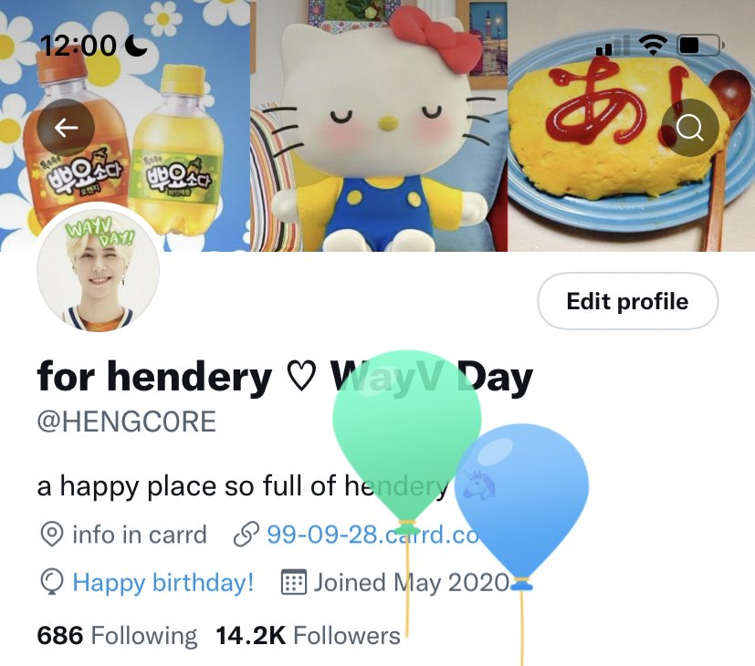 for hendery tweet media