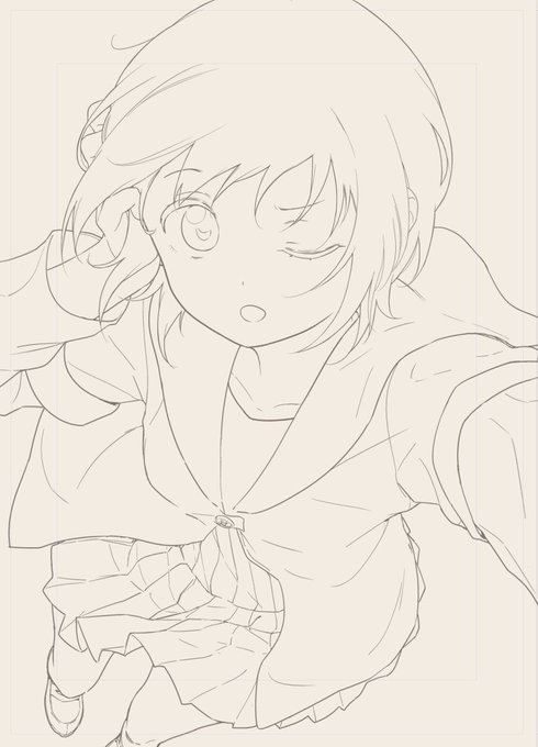 下書きのまま寝かせている 