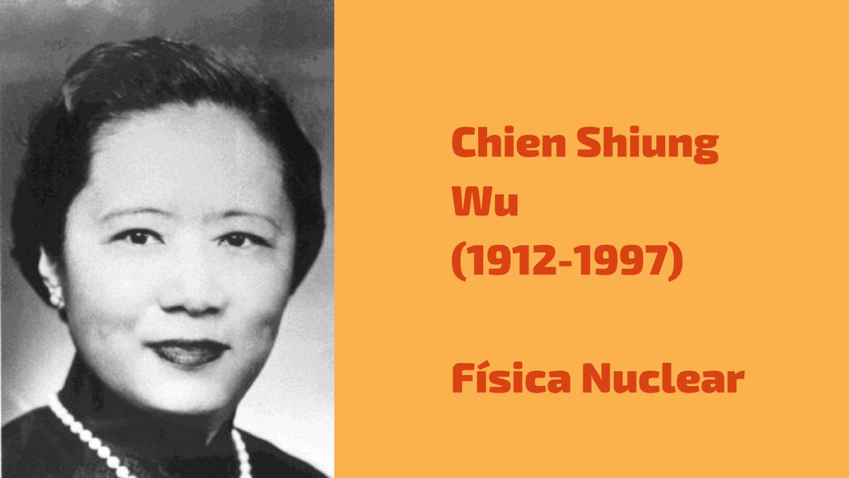 ProyectoMeitner's tweet photo. Chien-Shiung Wu (Madame Wu) fue una física nuclear china que descubrió la violación de  la simetría de paridad en las interacciones débiles a mitad del siglo pasado. Su descubrimiento fue merecedor de un premio Nobel que no recibió [+]

#ProyectoMeitnerIFIC #pioneras https://t.co/CVISF1dGkP
