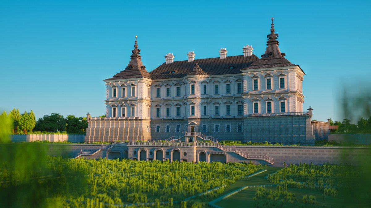 Gigeno's tweet image. Pidhirtsi Castle, Gardens

Render by @_TerrorQ 

#Minecraft #minecraft建築コミュ #Minecraft都市開発