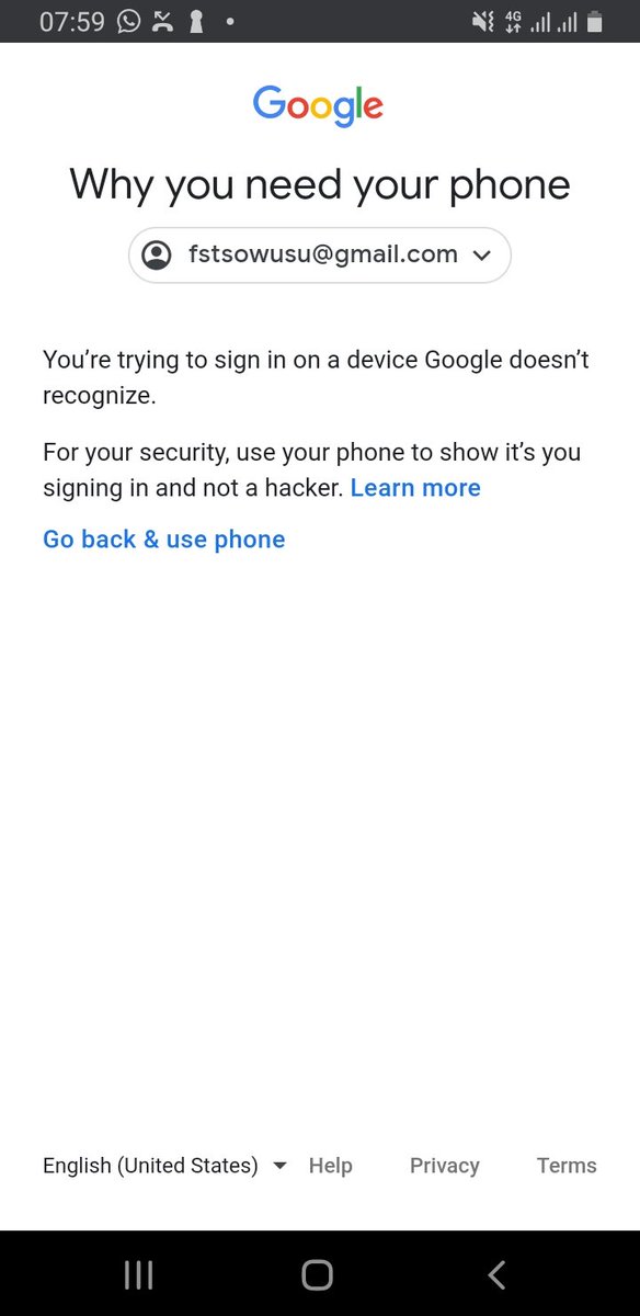 Hello <a href="/Google/">Google</a> <a href="/googledevs/">Google for Developers</a> <a href="/GoogleIndia/">Google India</a> my phone got lost and am trying to sign into my gmail from a new phone and this is the responds I get whenever I log in. Please help.

<a href="/gmail/">Gmail</a> <a href="/inboxbygmail/">Inbox by Gmail</a>