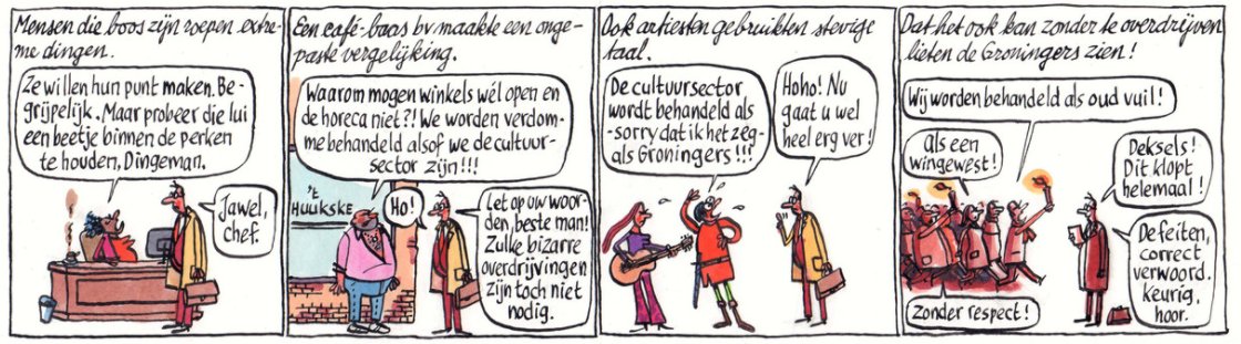 Mensen die boos zijn roepen extreme dingen.

Dingeman in @Trouw
