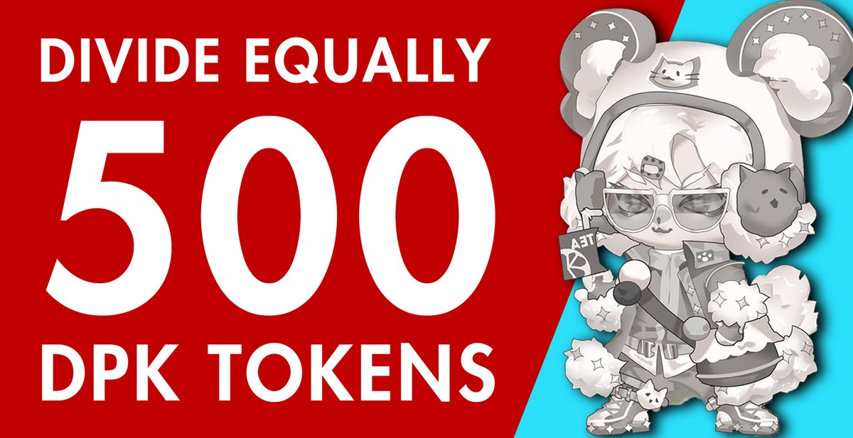 💥Let's guess the $DPK price of tomorrow (subject to Jan 18, 16:00 UTC)

🚀Closest answers will divide equally of 500 $DPK, correct to two decimal places (eg: $2.88)

🔥RT and reply your answer, everyone has 3 chances, please don't reply over 3 times

⏰Guess ends: Jan 18, 14:00