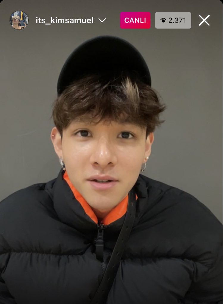 SamuelKimpicss's tweet photo. SAMUEL OPENED A LIVE STREAM ON INSTAGRAM @ksamuelofficial https://t.co/0lfi0Onbsa