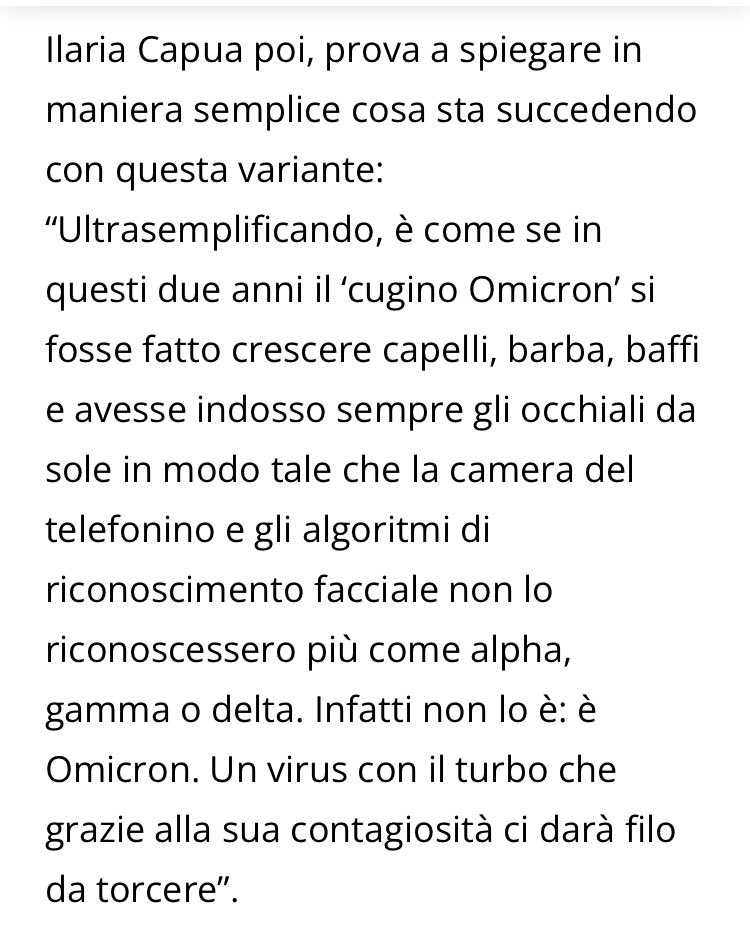 cla201070's tweet photo. Ilaria Capua spiega in MODO SCIENTIFICO E CREDIBILE perché i vaccinati si infettano con tanta facilità https://t.co/uHvGCzyCsg