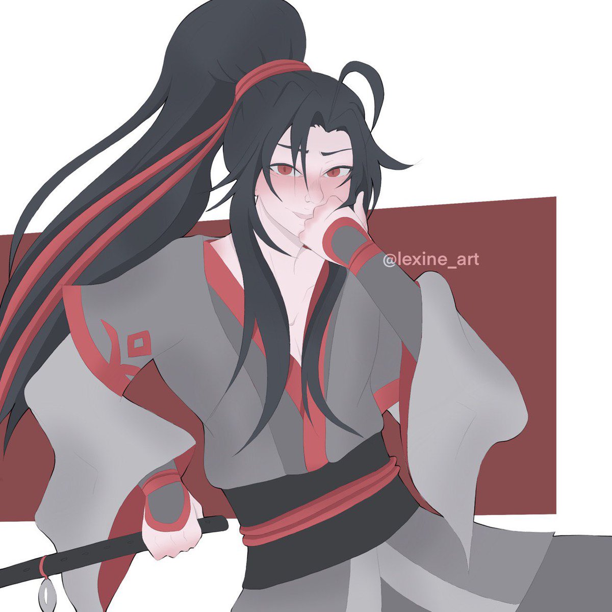 lexine90's tweet photo. Falling in love with #weiwuxian ♥️
#modaozushi #lexine #digitalart https://t.co/Xtknem7GXR