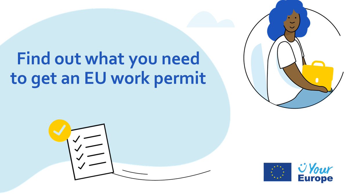 YourEurope's tweet image. As a non-EU family member of an EU national, you may have the right to an #EUWorkPermit and to receive equal treatment regarding work conditions. Find out more about the eligibility criteria at #YourEurope: bit.ly/EUWorkPermits