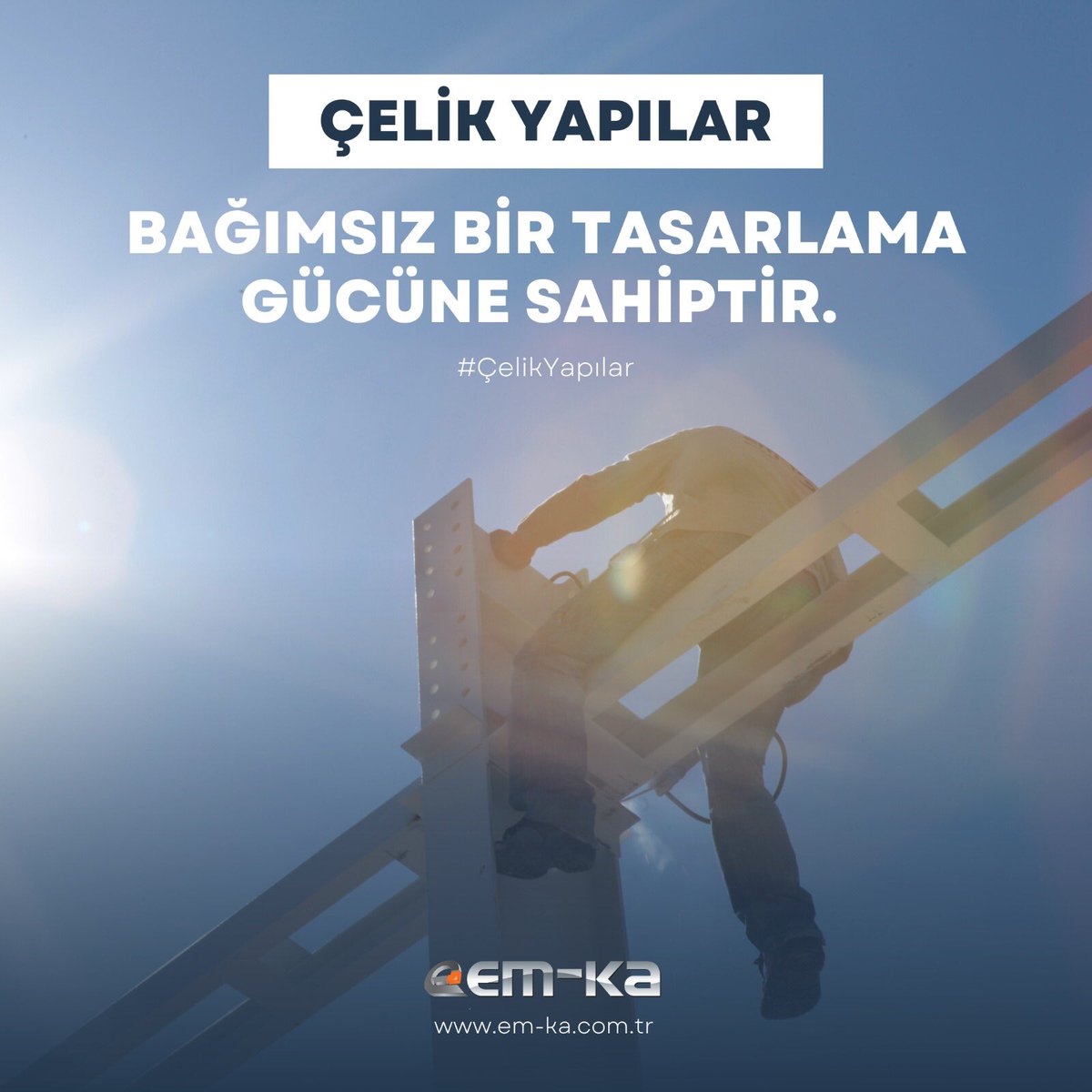em_kacelikyapi's tweet photo. Çelik yapılar,çağın ötesinde olan ve bağımsız tasarlama gücüne sahip yapılardır. Yıllandıkça çağa ayak uydurur✅

#çelikyapilar #emkaçelik https://t.co/RW1KRJeTsn