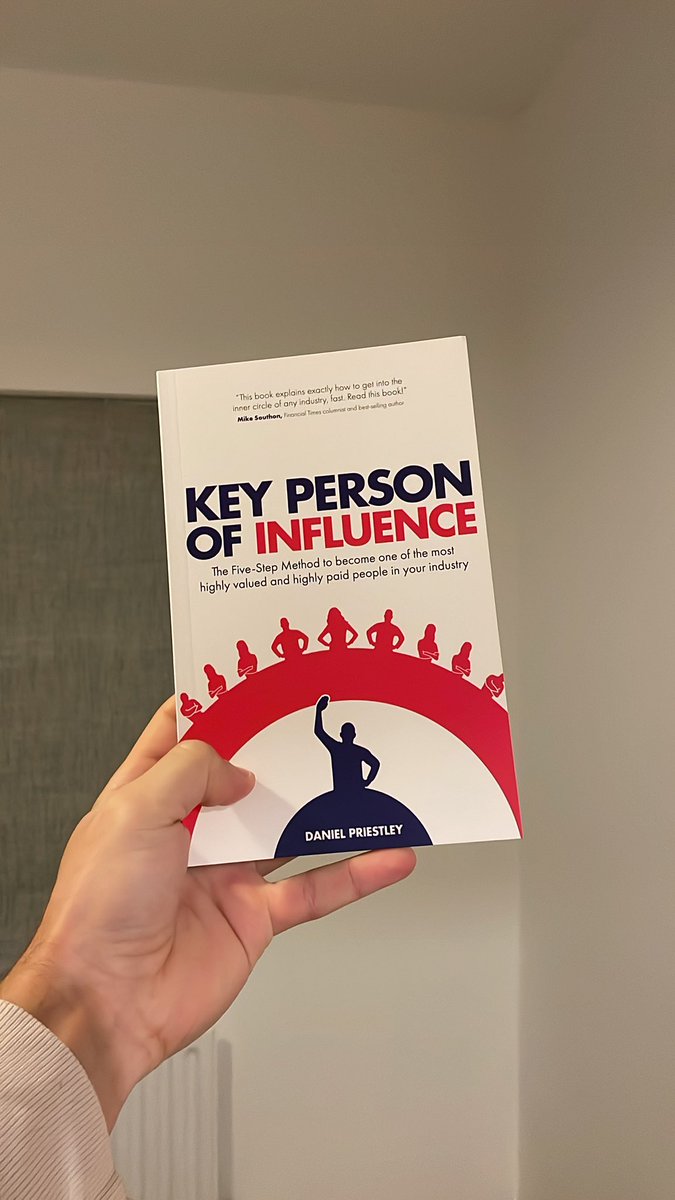 jonahcockshaw's tweet photo. This arrived in the post from @DanielPriestley. Who’s read it? I’m planning to read it next week once I’m done with my current books. 📚 #KeyPersonofInfluence https://t.co/27EX0TxQZ9