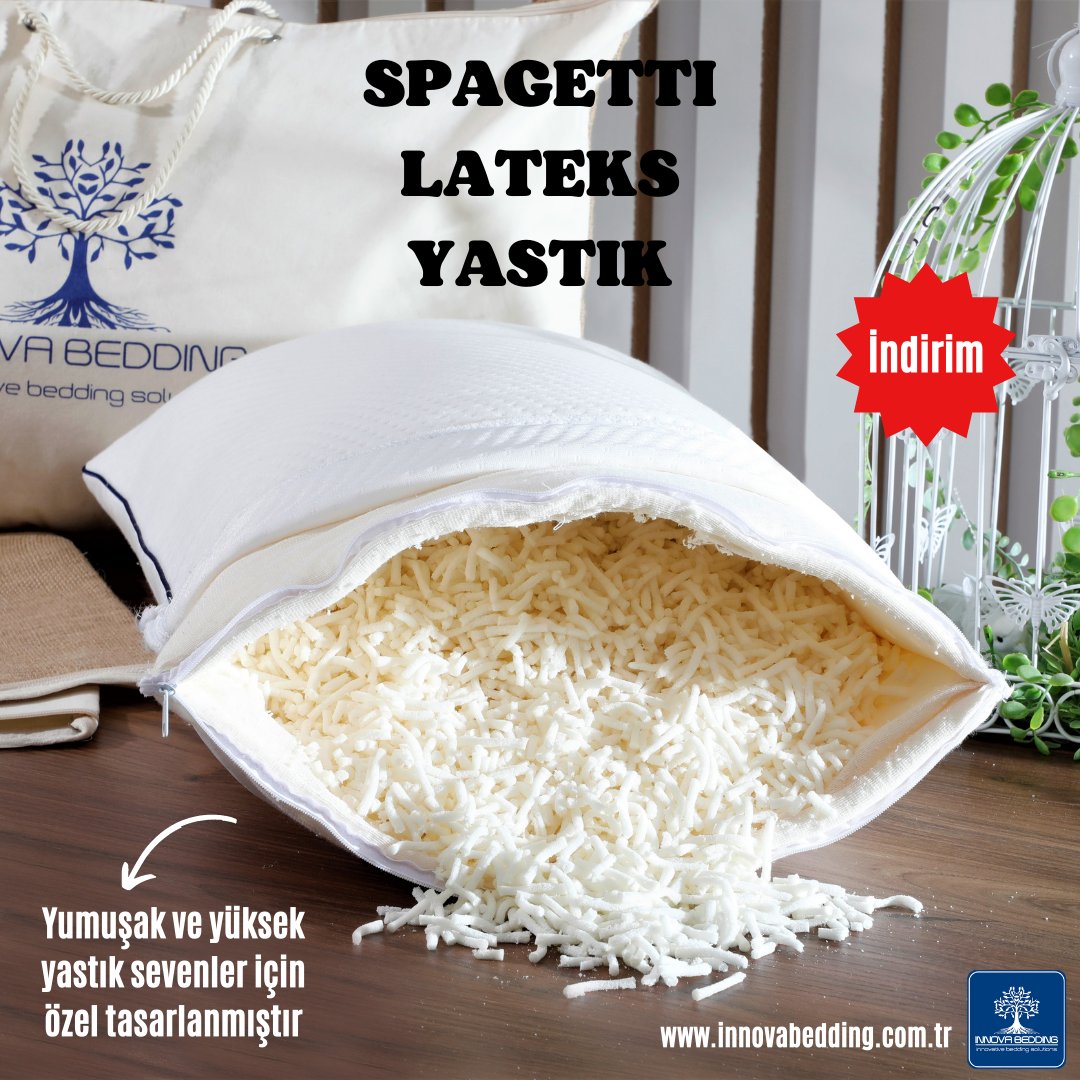 🍀%100 Spagetti Lateks Yastık

45x65x15 cm ölçülerinde yumuşak ve yüksek yastık sevenler için özel tasarlanmıştır. İçerisinde bulunan spagetti lateks, özel 1cm 'lik iç kılıfı ve yumuşak örme plaka ile kaplanmış dış kılıftan oluşan %100 lateks yastık.
#lateksuyku #latexcomfort