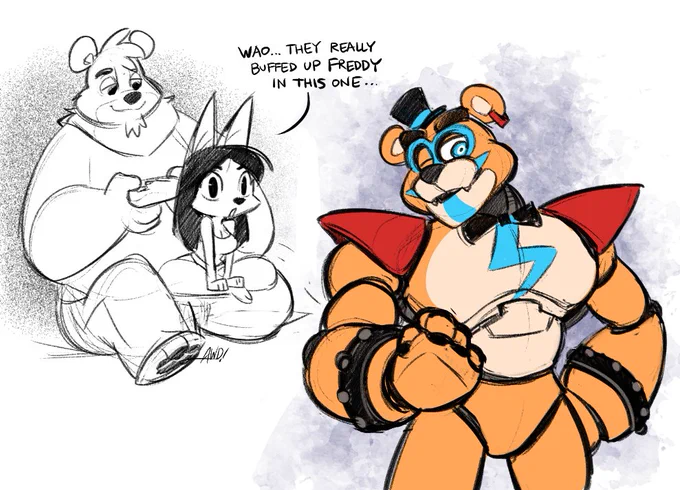 The fox likes the tummy 
