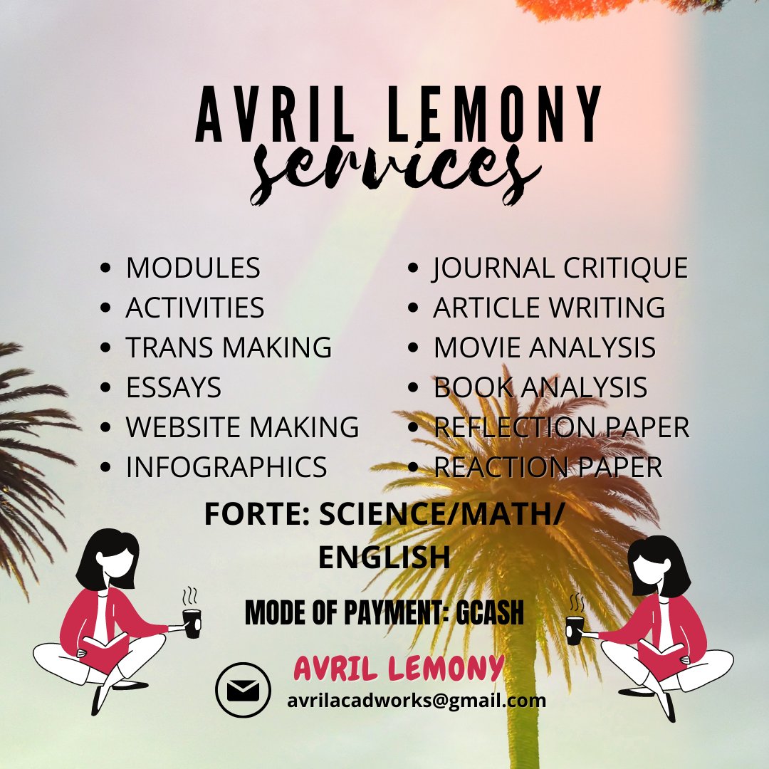 avril_lemony's tweet photo. Hello PHARMATES!
Avril lemony here, a pharmacy student, ready to serve you!🌻 
I can cater light 🔁 heavy tasks (esp. med related)
Just hit me up if you need some help *wink* https://t.co/ctf7aAT8mR