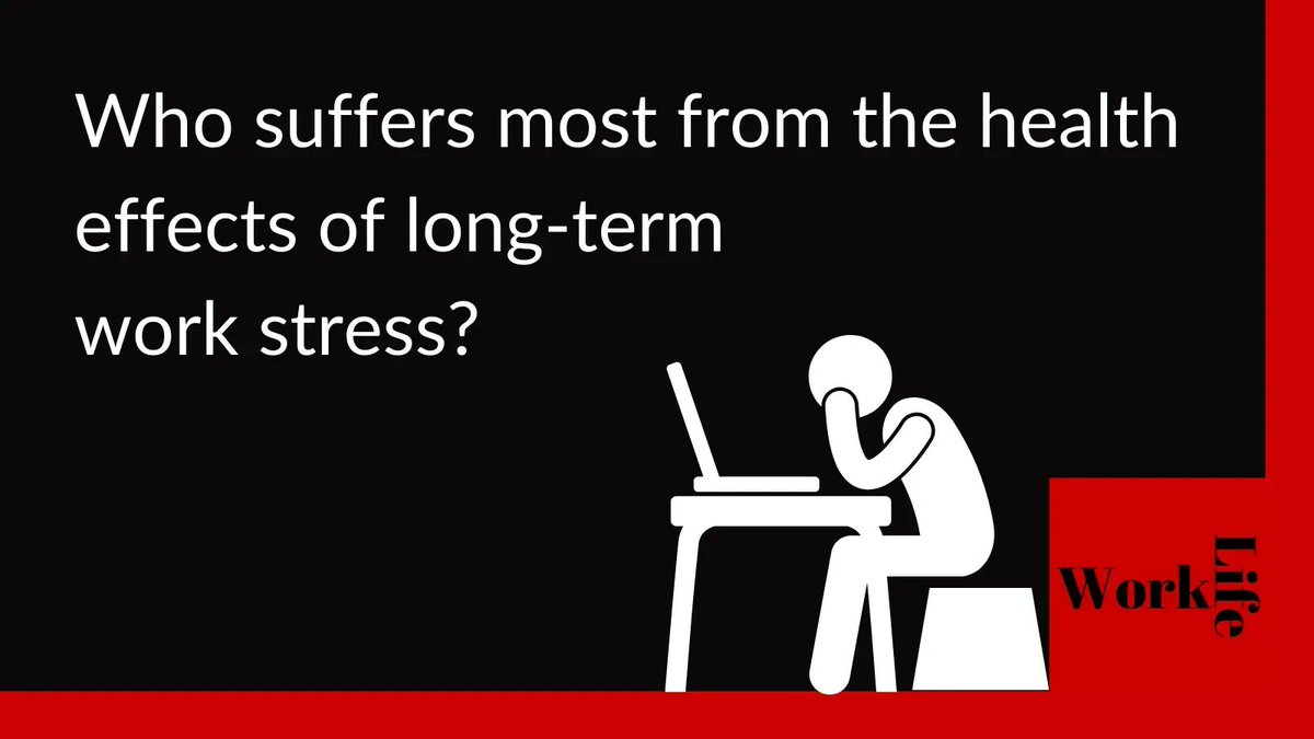 "Our study suggests that people who suffer adversity in their working lives over an extended period are more likely to suffer long-term health conditions in later life. It underlines the importance of those links between chronic work stress and disease"

buff.ly/3ruAXcI
