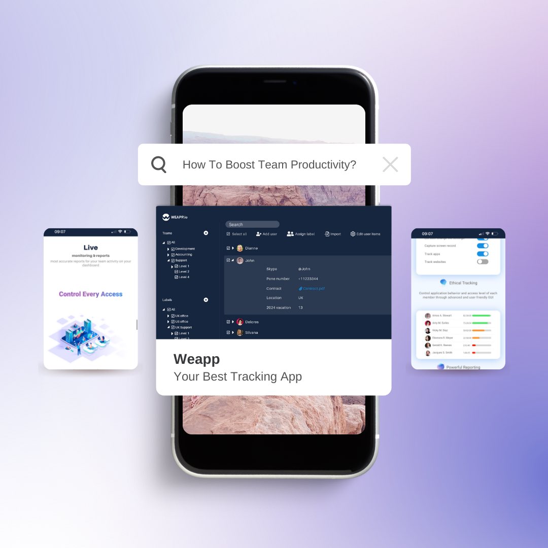 weapp_io's tweet photo. Productive team = Successful business😎 Couldn't agree more, rignt?

✨Find out what apps or websites team use over their work day. Understand where time is spent for more focused team support.

Start using Weapp for FREE ▶️https://t.co/188h9ZoEbh https://t.co/O8B8trZmBk