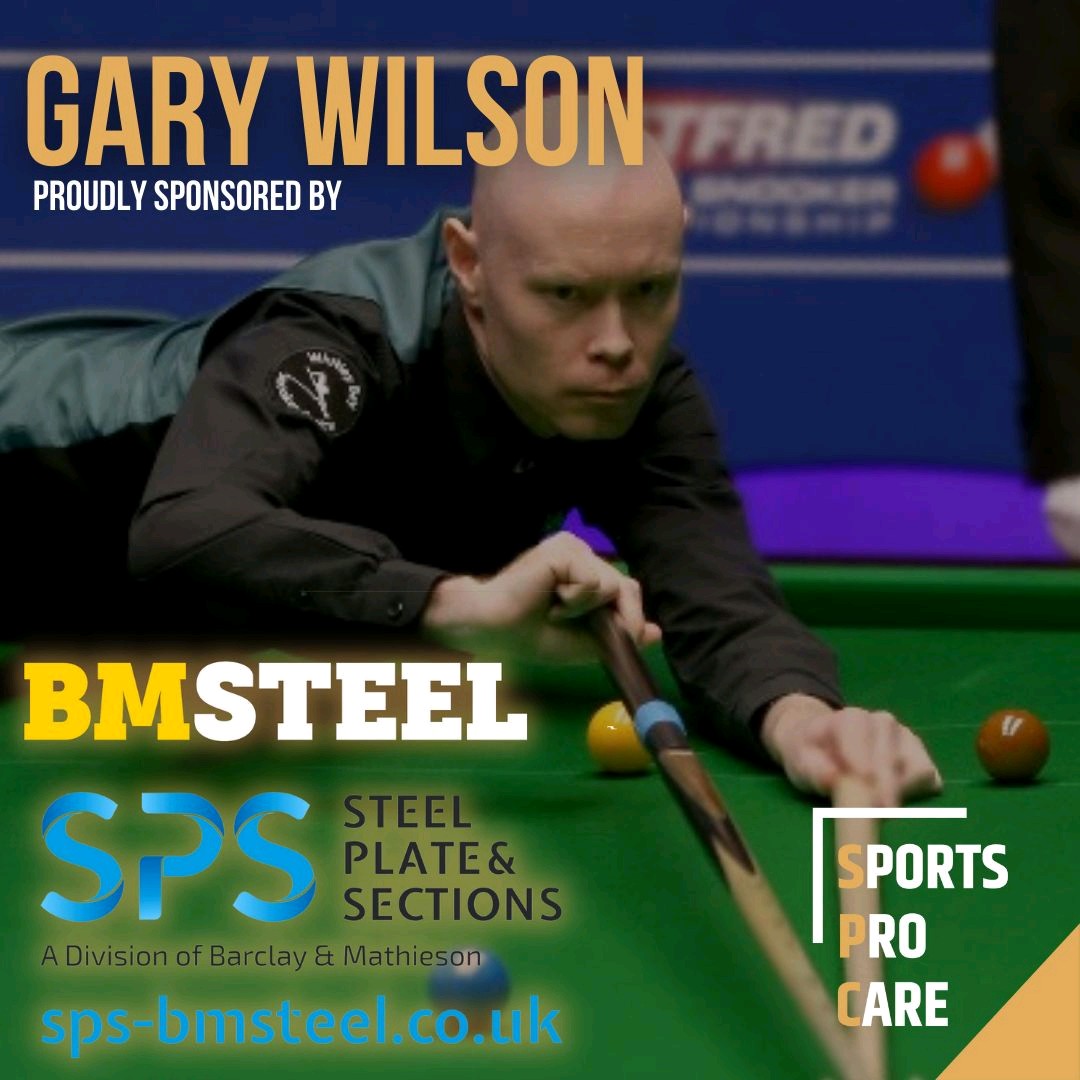 A big thank you to BMS Steel and SPS for sponsoring our client @Gary_Wilson11 for this weekends #snookershootout. Thank you @melita_latham for making this happen. #SportsProCare #sportsponsorship