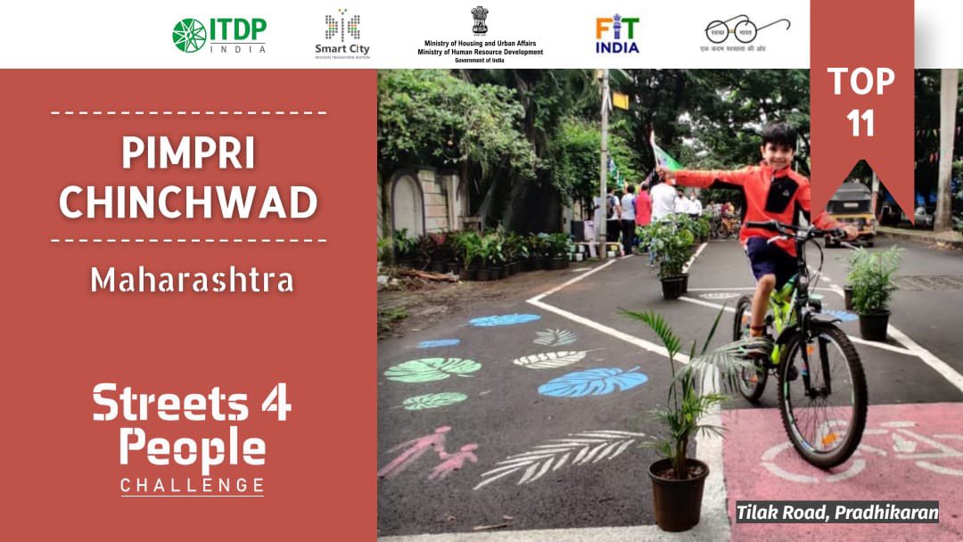 SmartCities_HUA's tweet photo. Pimpri Chinchwad have made consistent efforts to improve walking and cycling
in their city and have started exploring more sites in the city, following the
challenge mantra. Take a peek into their work below! #Streets4People https://t.co/sO9u8Q7b5E