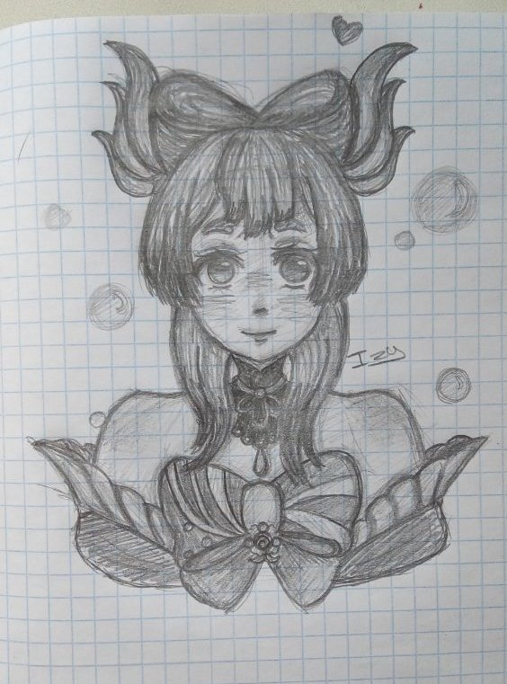 IzyTen's tweet photo. i have a little problem with my morale, and the artblock won't let go, but today i was able to draw #Kokomi while waiting for the library to open https://t.co/Qs0YHHSMtx