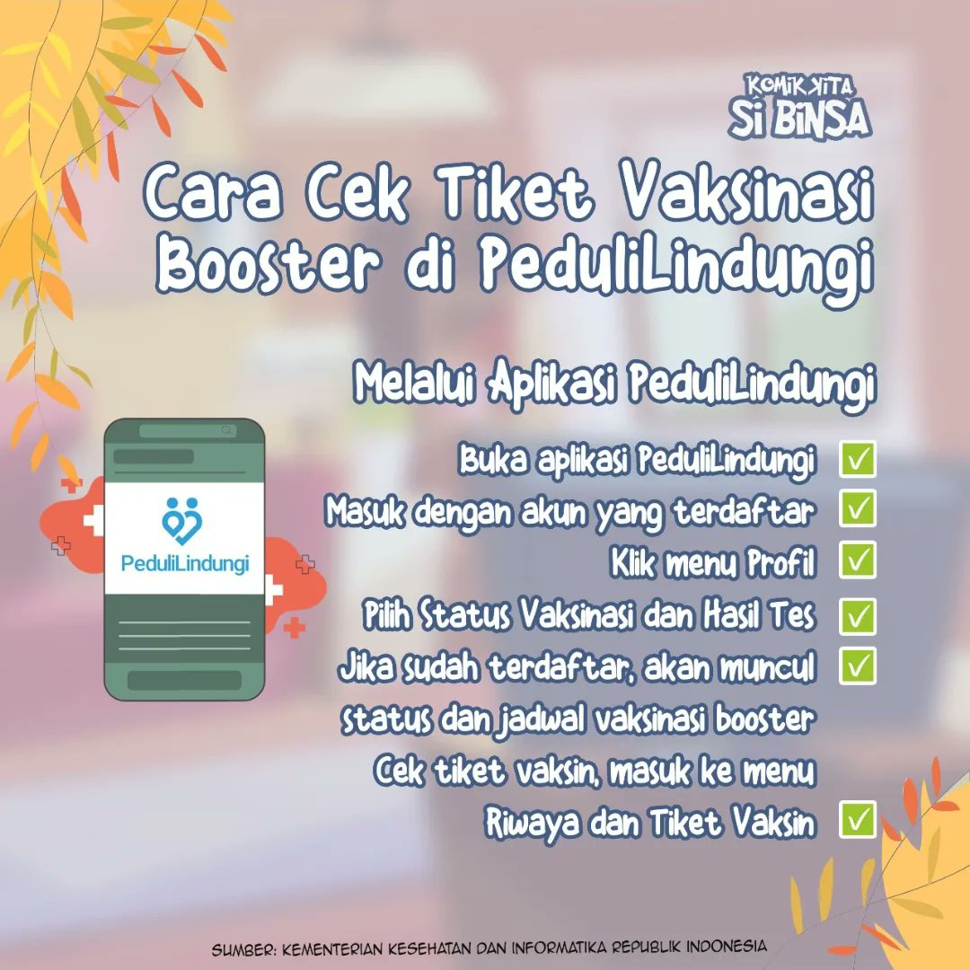 Sobat Binsa, yang lagi hangat diperbincangkan tentang Vaksin Booster. Silakan dibaca dan jika ada yang mau menambahkan informasi, komen di bawah ya 🤞🏻☺️

#KomikKita #SiBinsa #P5TNI #MasTagar #VaksinBooster