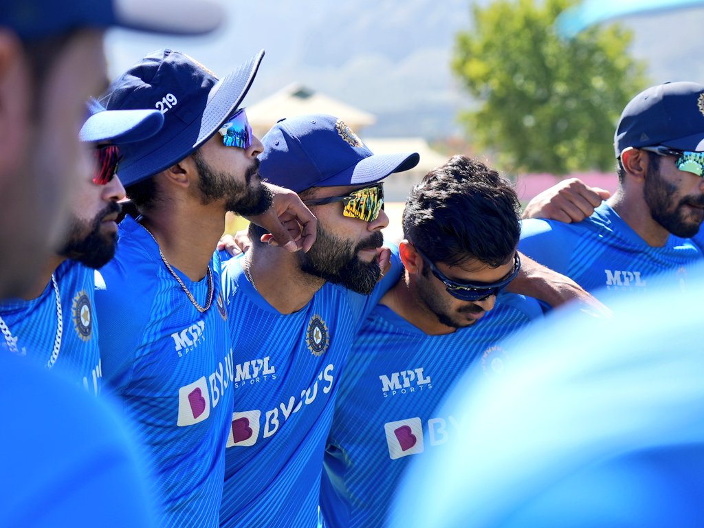 BCCI's tweet photo. ODI MODE 🔛

We are here at Boland Park to begin prep for the ODIs 👍🏻

#TeamIndia | #SAvIND https://t.co/psMVDaNwbc