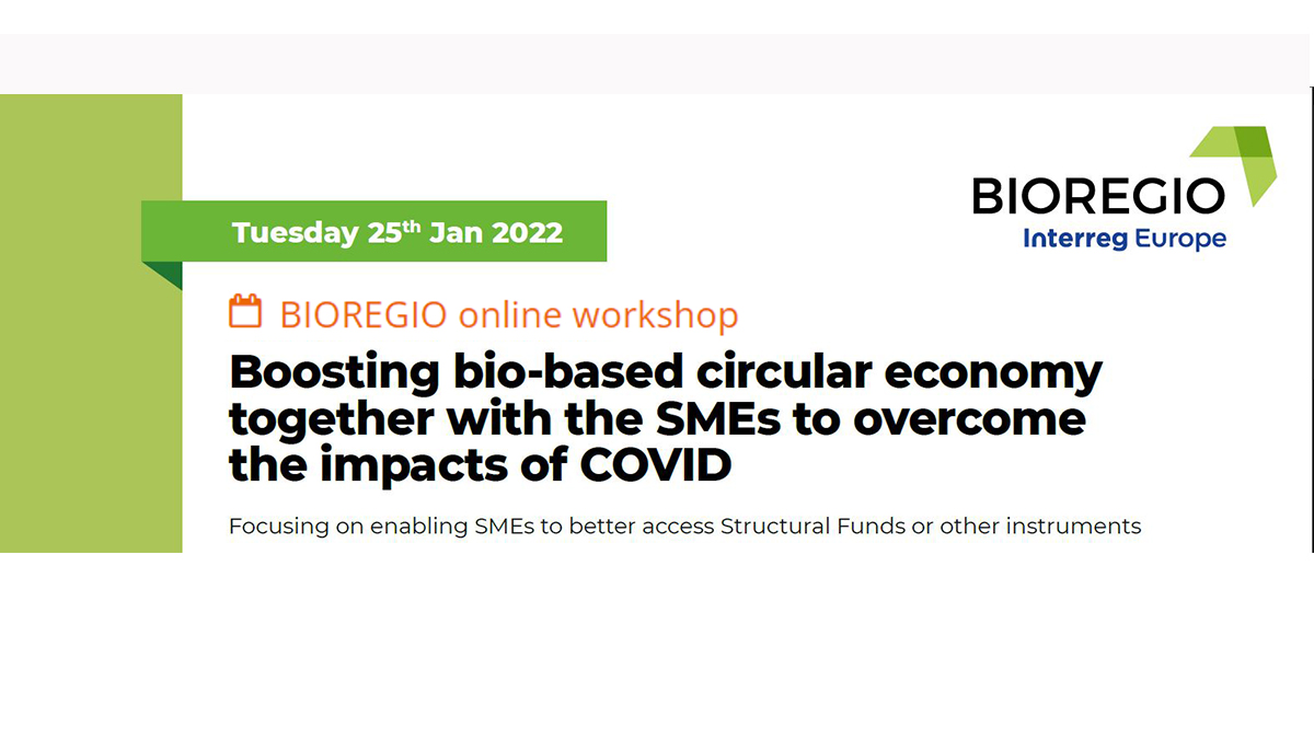 MedkovaKaterina's tweet photo. The #BIOREGIOproject organizes a workshop on #biobased #circulareconomy  &amp; how to enable SMEs to better access Structural Funds or other instruments to overcome the impact of the pandemic.
Read more: https://t.co/9Yo34sI1Vg

@interregeurope @LABfinland #bioeconomy @PHliitto https://t.co/BJUpaSAAnE