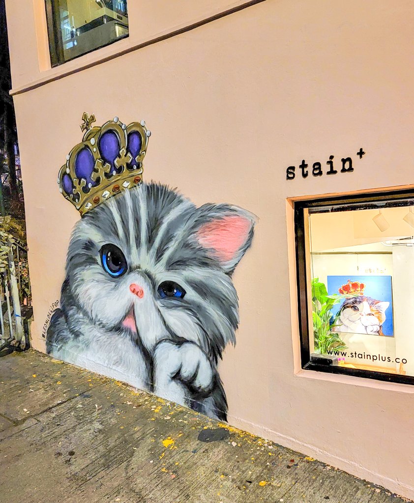 beckyexploring's tweet photo. Happy #MuralMonday! π¨ This wall has a new #cat #mural! π
They're paying tribute to the original blue mural. π Can you spot the painting? ππ±
#MuralMonday #murals #catmural #urbanbeauty #murallove #streetart #streetartchat https://t.co/DspFthko4D