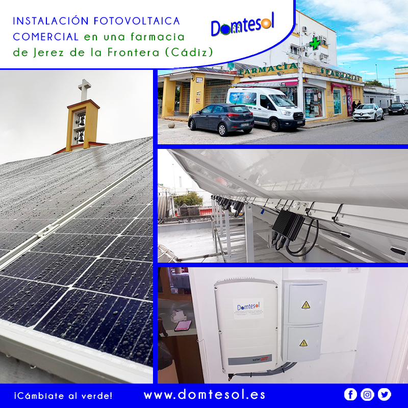 InfoDomtesol's tweet photo. ❗️Ahorro energético y alta fiabilidad❗️Instalación comercial en farmacia: Sistema de potencia #SolarEdge,control y seguridad extra,gracias a su gestión con optimizador en los paneles e inversor para la entrega de potencia a la #redeléctrica del usuario #JerezdelaFrontera #Cádiz https://t.co/Ju9JBwDFa5