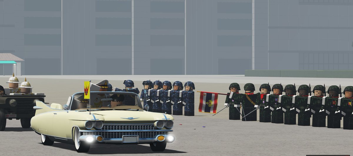 TPBSRBLX's tweet photo. Yesterday, His Majesty the King MartinDeBorbon attended the Royal Thai Armed Forces Day parade. His Majesty was accompanied by members of the armed forces HQ. https://t.co/U6R3xtZu9a