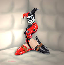 ellyeddaiam's tweet photo. " I'm the kind of trouble you take home and tie to your bed..." 😏😈👅 #HarleyQuinn #ddlgcommunity https://t.co/pMt6nUBpt8