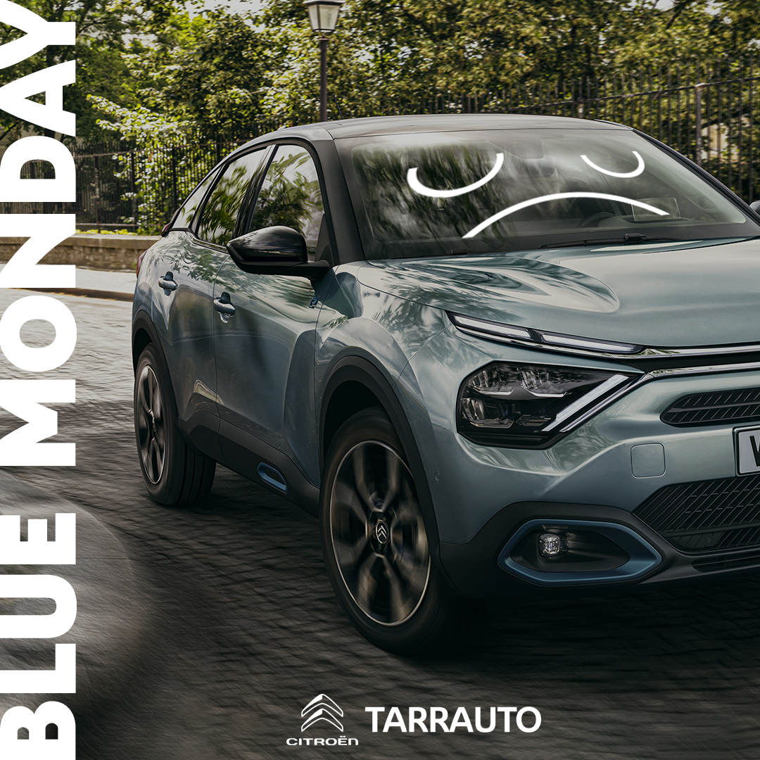 CitroenTarrauto's tweet photo. Aunque hoy sea el #BlueMonday, queremos que tengas un #FelizLunes. Por eso, ven y descubre todas nuestras ofertas. Te saldrá una sonrisa de oreja a oreja.

#Citroën #Tarrauto #Tarragona #Tortosa #Reus https://t.co/4vWULzXlJR