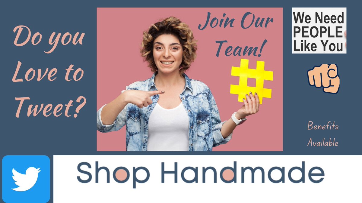 shophandmadeco's tweet photo. Are you good with social media? Be part of an active team and enjoy some great perks! We're looking for volunteers to help with our social media on various platforms. We need someone who has just an hour or so to spare! DM for more info.
#SupportSmallBusiness #WeNeedYouNow https://t.co/diUyklH2jo
