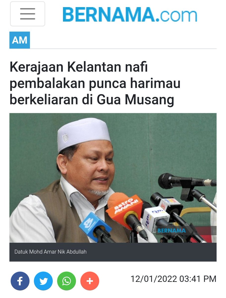FaktaBukanAuta's tweet photo. Tahukah anda,

7 Jan
Lelaki OA dibaham harimau di Pos Bihai, Gua Musang.

10 Jan
SK Pos Bihai terpaksa PdPR sbb harimau berkeliaran.

12 Jan
Nik Amar nafi harimau berkeliaran sbb pembalakan.

Semalam @aktivis_alam naikkan dron &amp; temui kesan pembalakan.

Rakyat juga jd mangsa. https://t.co/8CqH7x5sS1