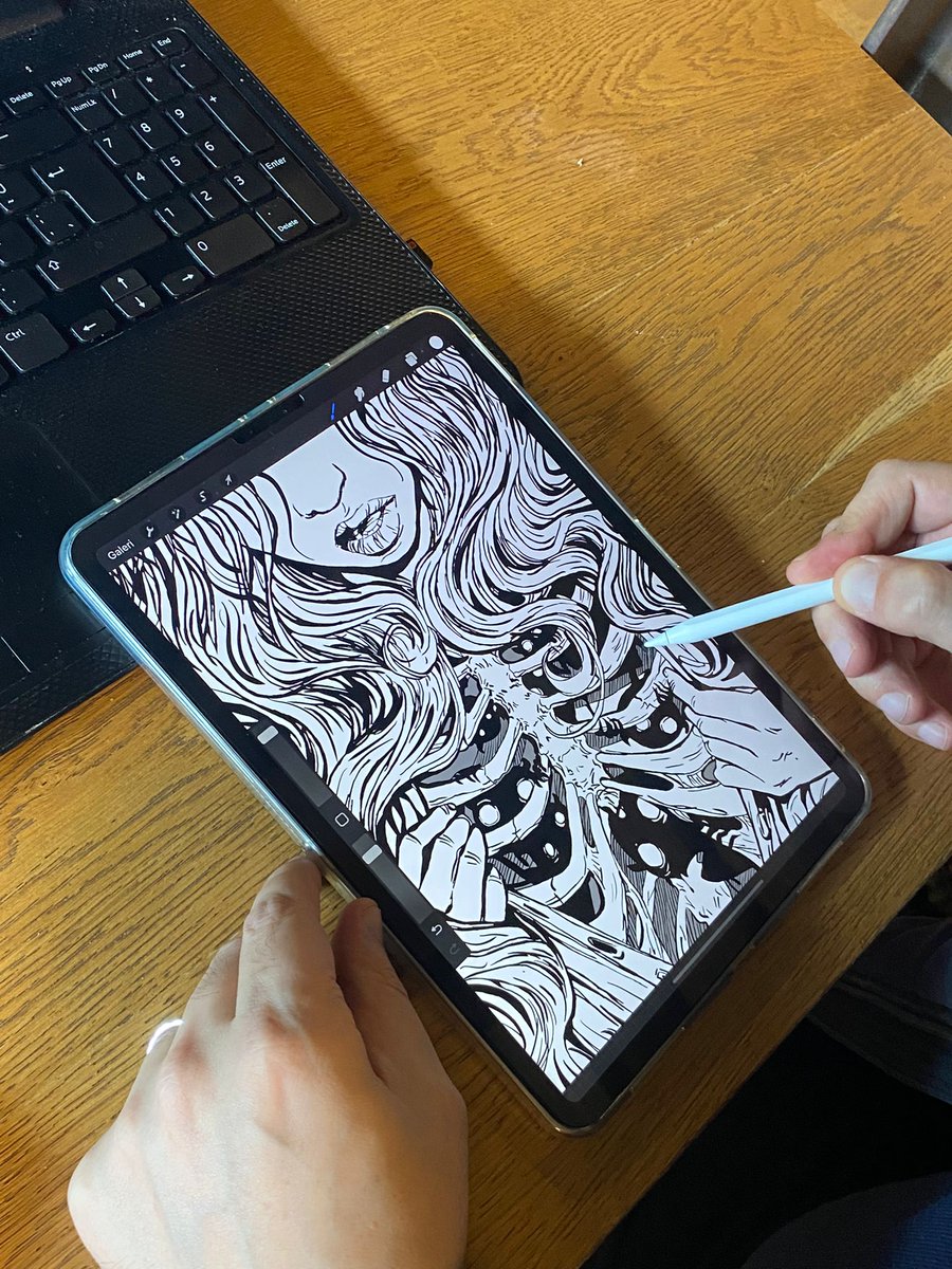 furkoverse's tweet photo. GM #NFTCommunity ❤️💛💙

This piece gonna be my first #nft on @withFND 
What do you think about it and Do you think do l need to colorize the art? Please share your oppinion. It means a lot 😍

#NFTs #FoundationNFT #NFTdrop https://t.co/PwZ35nvLqU