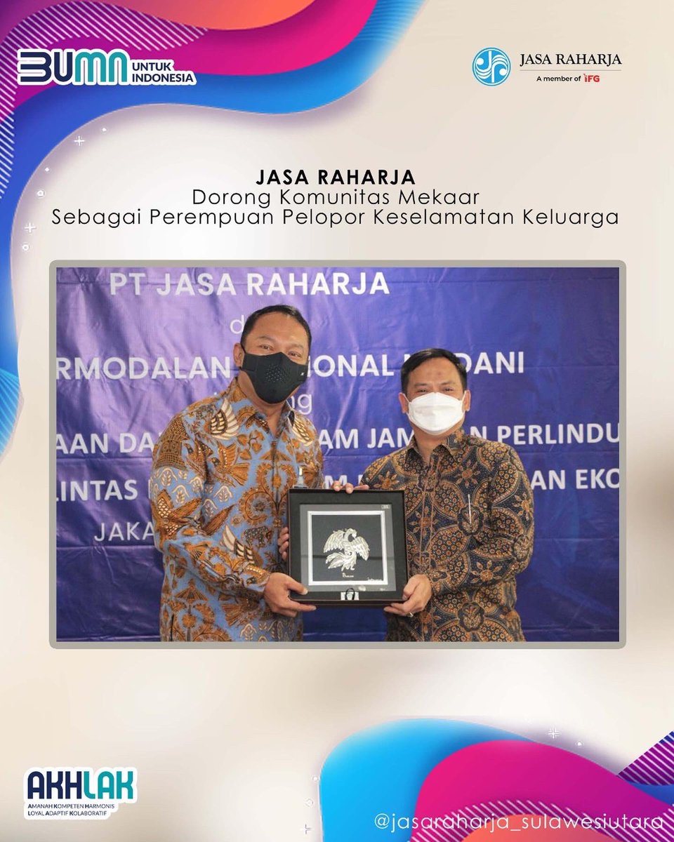 jr_sulut's tweet photo. PT Jasa Raharja menjalin kerja sama dengan PT Permodalan Nasional Madani dalam melakukan program perlindungan kecelakaan lalu lintas dan program pemberdayaan ekonomi. https://t.co/0WU5gTjChY