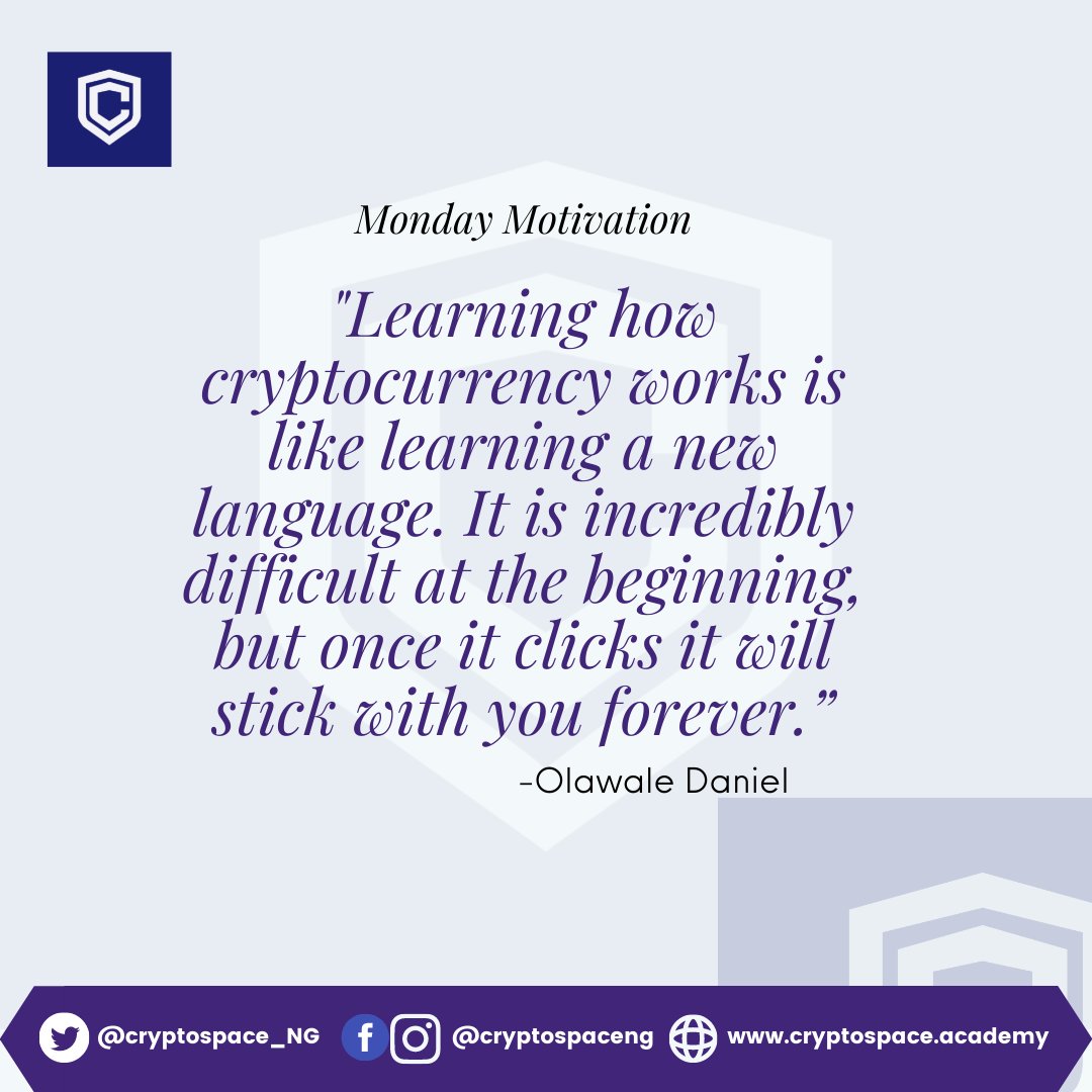 csaportal's tweet photo. Dear newbie, Do not beat yourself up when you do not comprehend the videos, the chart, the hype around the crypto world.
As with anything in life, it takes time to comprehend.
Stay calm.
Soon it will all make sense.
WAGMI
#learnwithCSA #solana #cryptotrading #cryptocurrency https://t.co/dkAVDVuxcc