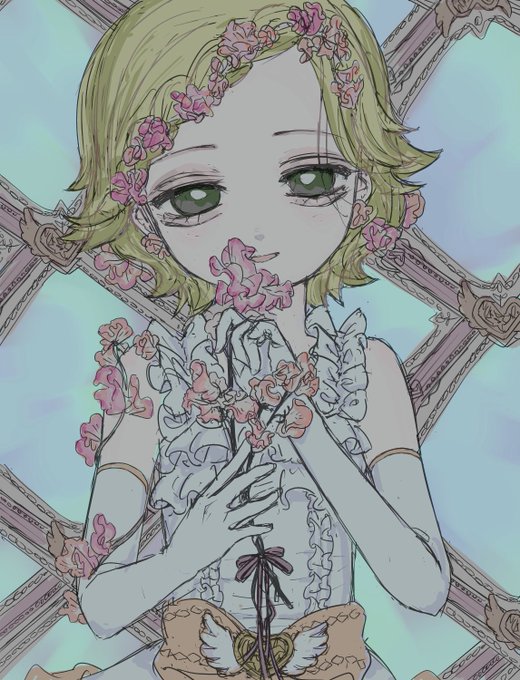 「frills picture frame」 illustration images(Latest)｜4pages