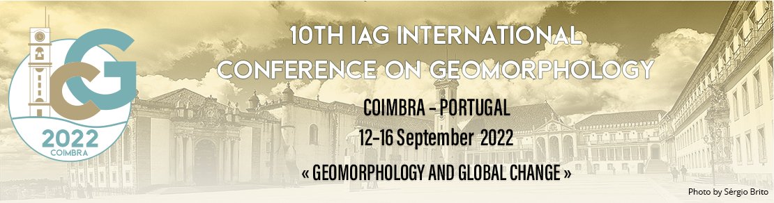 The call for abstracts for the next IAG International Conference on Geomorphology (Coimbra, Portugal - 12-16 Sept. 2022) is now open, until March 14th! If you want to share your work in one of the 25 scientific sessions, see details here: geomorph.org/2022/01/call-f…