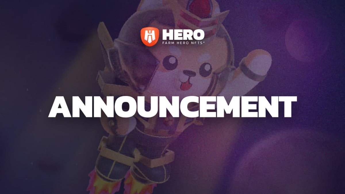 BSC &amp; Polygon Update

We have enabled a 10% tax rate on Hero and Honor tokens. 

In order to trade successfully, please set a 13% slippage. 

Auto liquidity will add to: 

- HERO/BUSD on Pancakeswap
- HONOR/USDC on Quickswap

#FarmHero $HONOR #Polygon $HERO #BSC