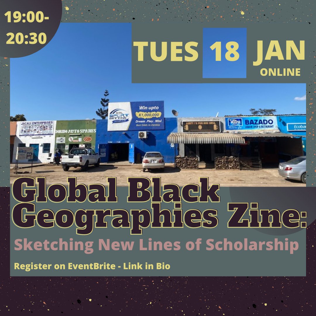 🚨🚨 CARICUK FORTNIGHT THIS WEEK 🚨🚨

🌐@GlobalBlackGeog Zine Website Virtual Launch 
🗓Tues 18th Jan 
⌚️1900-2030 GMT
___________________________

🎓 Flipping the Campus 
🗓 Friday 21st January 
⌚️19:00-20:30 GMT

Register free 👉🏾linktr.ee/caricuk