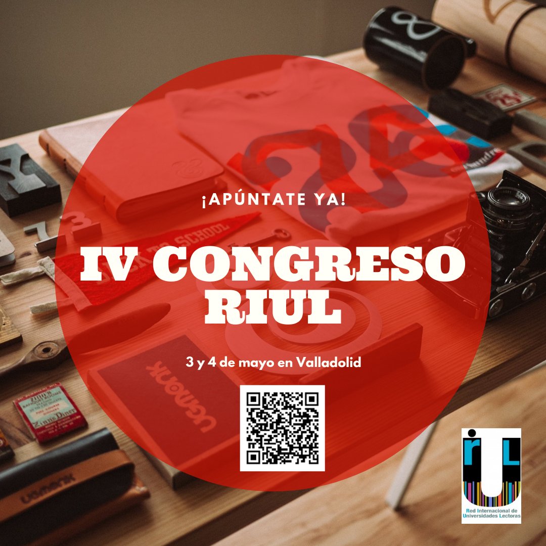 Recordad que los días 3 y 4 de mayo tenéis programada una cita con nosotros en el "IV Congreso de RIUL: Leer el Patrimonio. Lecturas multidisciplinares desde la Universidad".
¡Tenéis hasta el 18 de abril para registraros!
¿Os lo vais a perder?