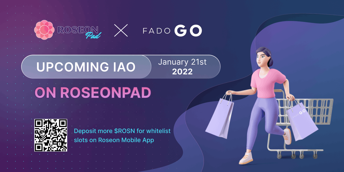 RoseonExchange's tweet photo. Shop 🛒. Ship 🚚. Earn 💸. @fado_go will be the one-stop-shop e-commerce blockchain-based platform to connect everyone in one decentralized social network. 

📝 on our #whitelist campaign:
🔗 https://t.co/0PhRMXQfbH

$FADO #shopping #ecommerce #SocialFi https://t.co/kvmvPmsI2F
