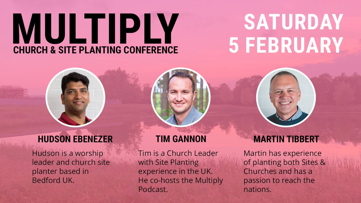 MultiplyConf's tweet image. Introducing you to your Multiply Conference 2022 hosts...
Hudson Ebenezer, @timjohngannon &amp;amp; @martintibbert!

Book your free place now at woodsidechurch.com/multiply

@CatalystNetwork