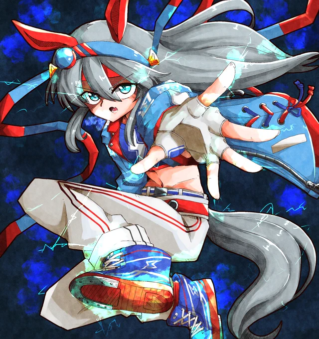 タマちゃん描いたよ
#ウマ娘 
#タマモクロス 