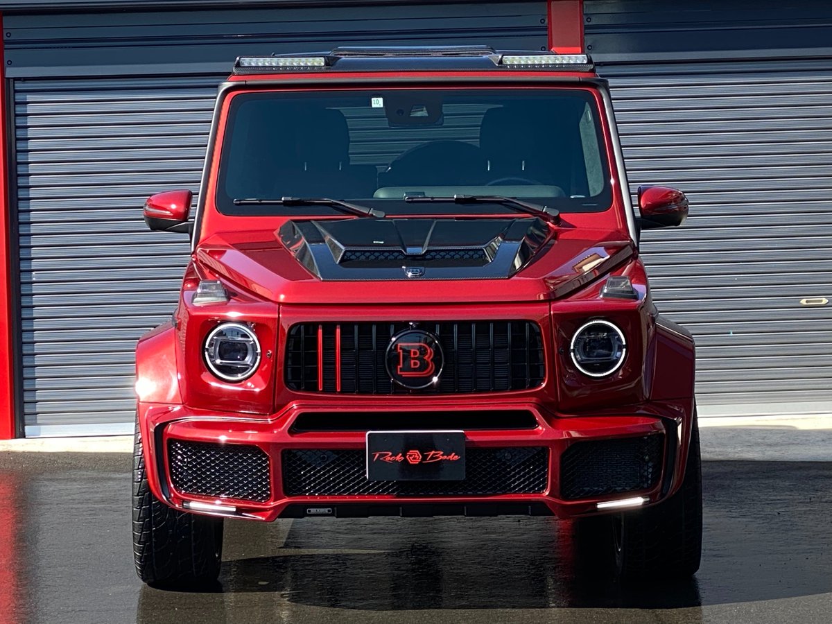ROCKBODE3's tweet photo. ベンツG６３！！！真っ赤なBRABUS仕様でカスタムしてみました！！！☆☆☆

#SUV　#ベンツ　#ゲレンデ https://t.co/Cld629eNdN