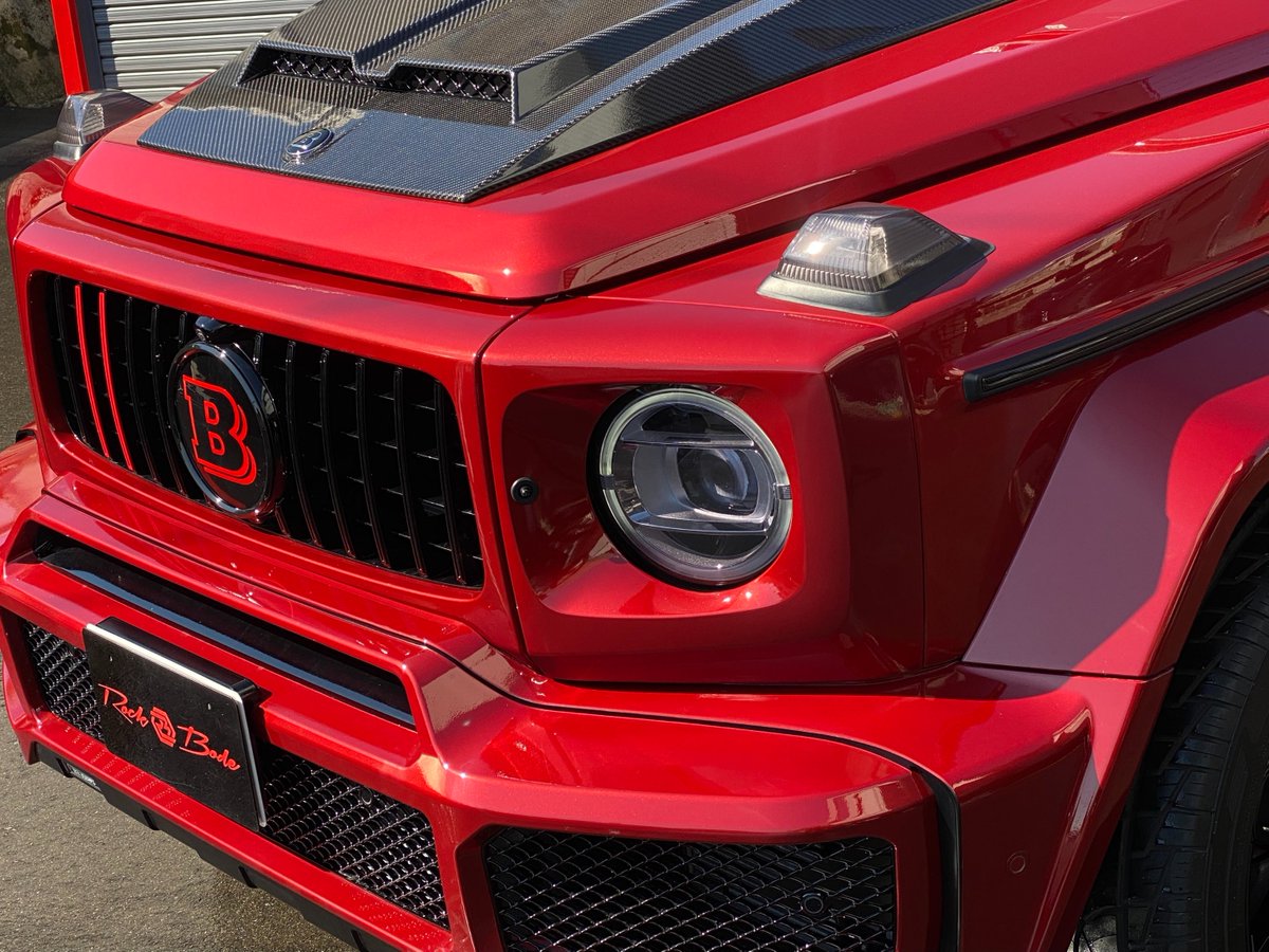 ROCKBODE3's tweet photo. ベンツG６３！！！真っ赤なBRABUS仕様でカスタムしてみました！！！☆☆☆

#SUV　#ベンツ　#ゲレンデ https://t.co/Cld629eNdN