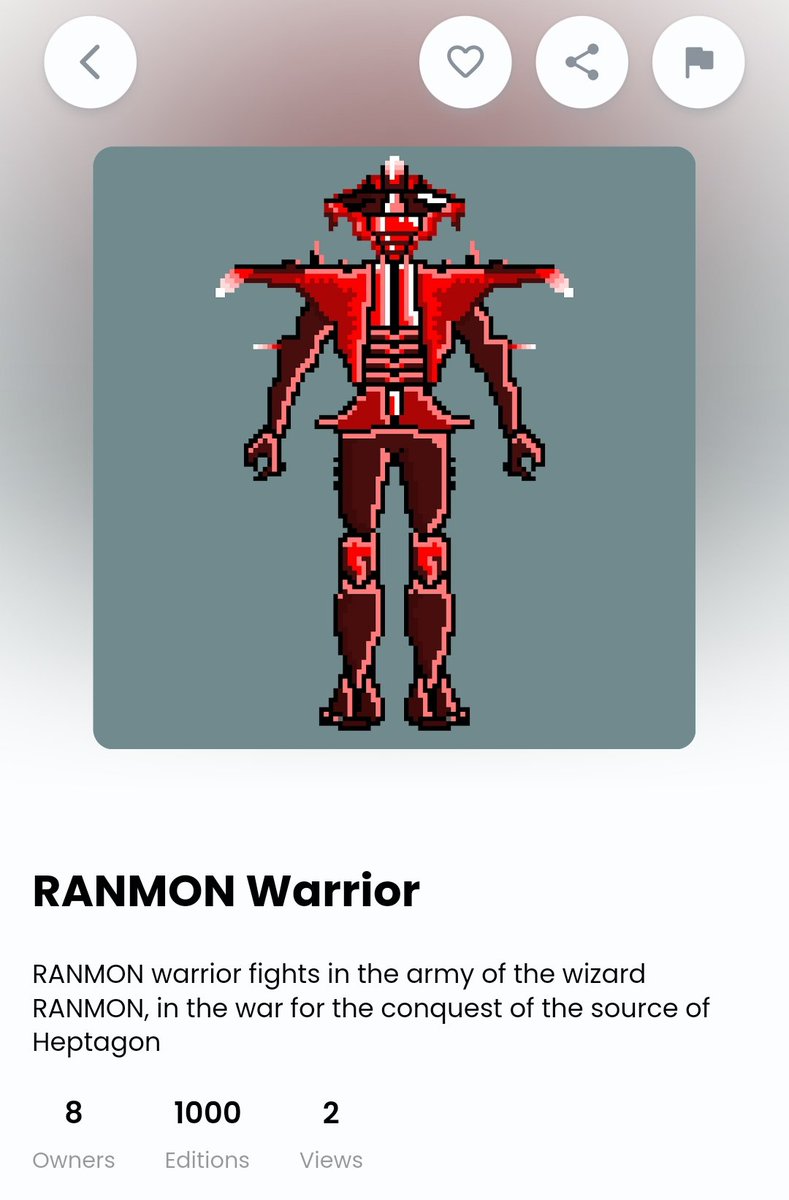 Shireesh_19's tweet photo. @AstroArtNFT I got my warrior. Thanks a ton for the drop. You guys rock...!!!🔥🎉🎉 https://t.co/6MGnWNa93W